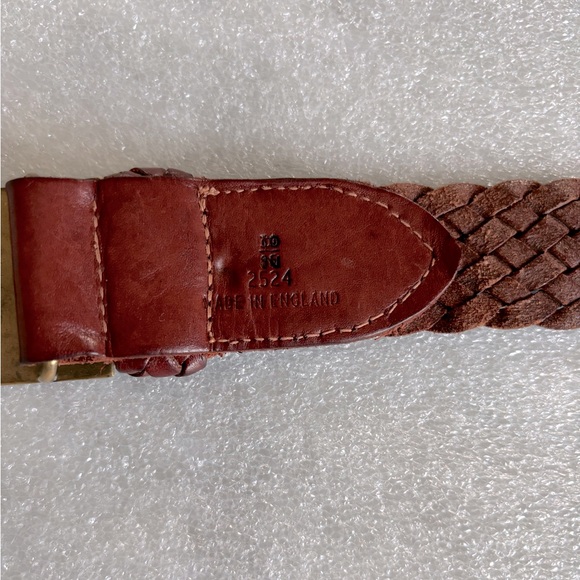 Vintage Polo Ralph Lauren Sportsman Pheasant Belt w/Brass Buckle - Picture 8 of 11